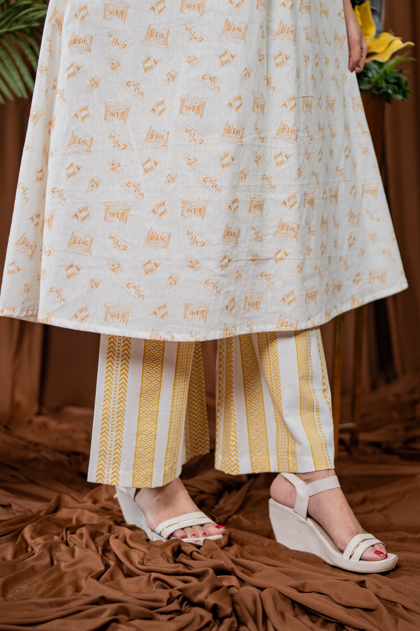 Summer A line Kurta Set