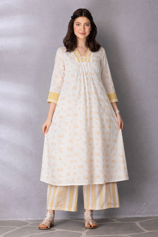 Summer A line Kurta Set.